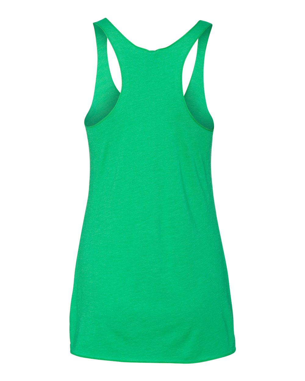 Rear View of Envy Women’s Triblend Racerback Tank - 6733
