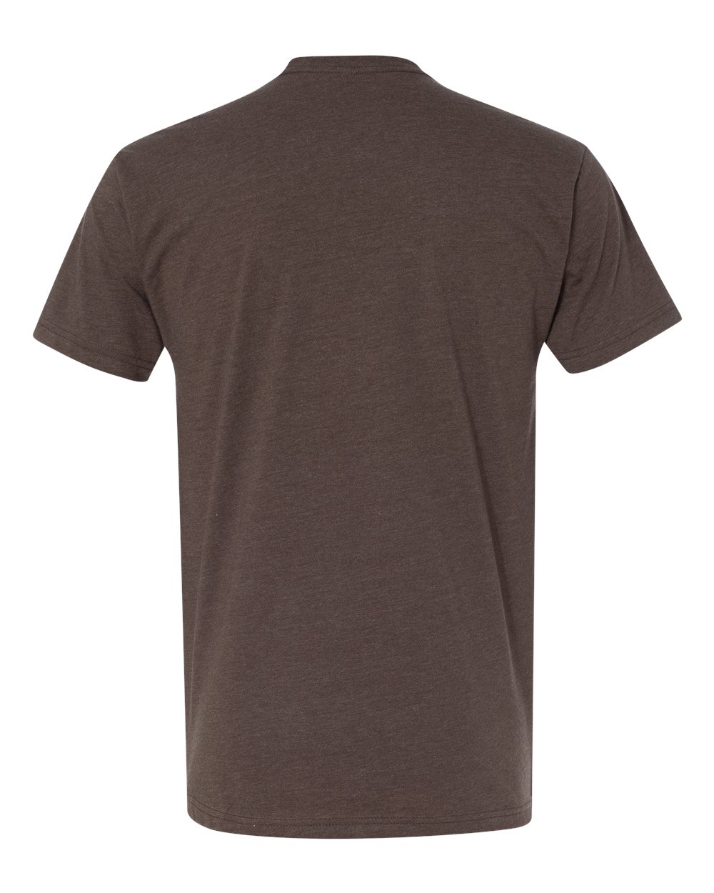 Rear View of Espresso CVC T-Shirt - 6210