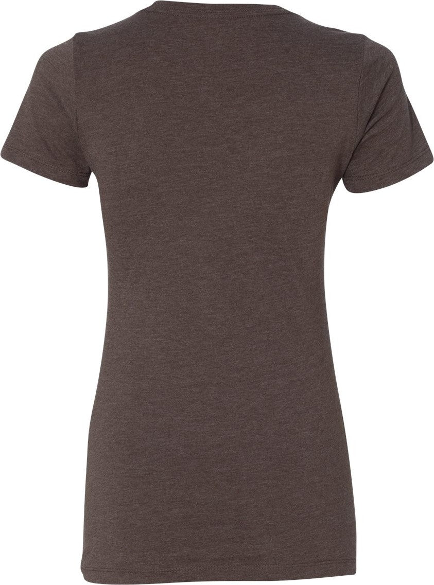 Rear View of Espresso Women’s CVC T-Shirt - 6610