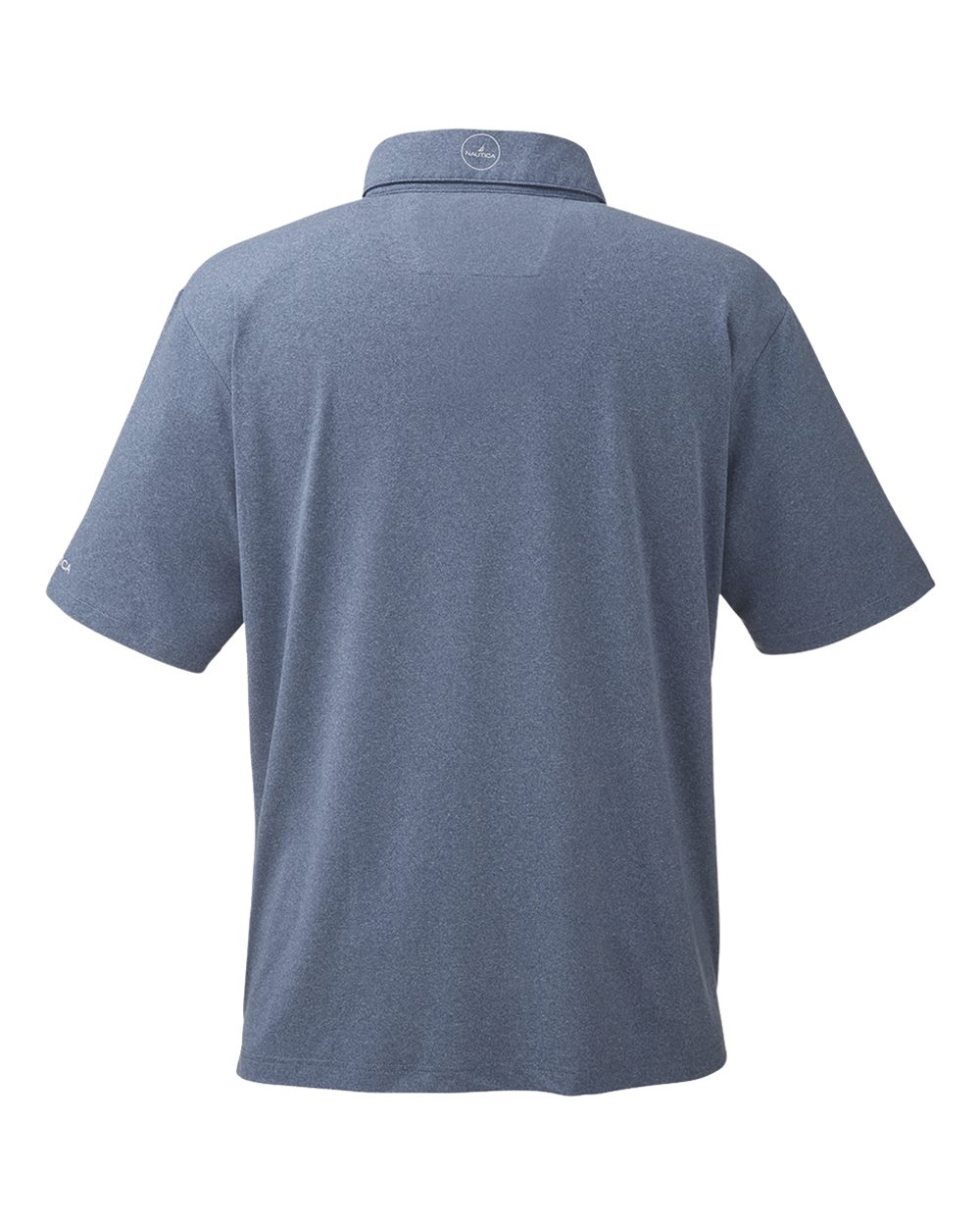 Rear View of Faded Navy Saltwater Polo - N17922