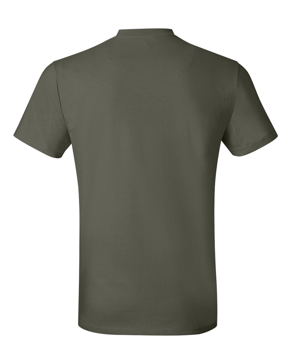 Rear View of Fatigue Green Perfect-T T-Shirt - 4980