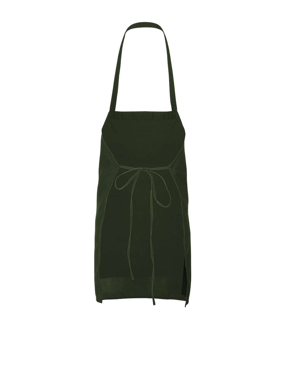 Rear View of Forest Bib Apron - Q4010
