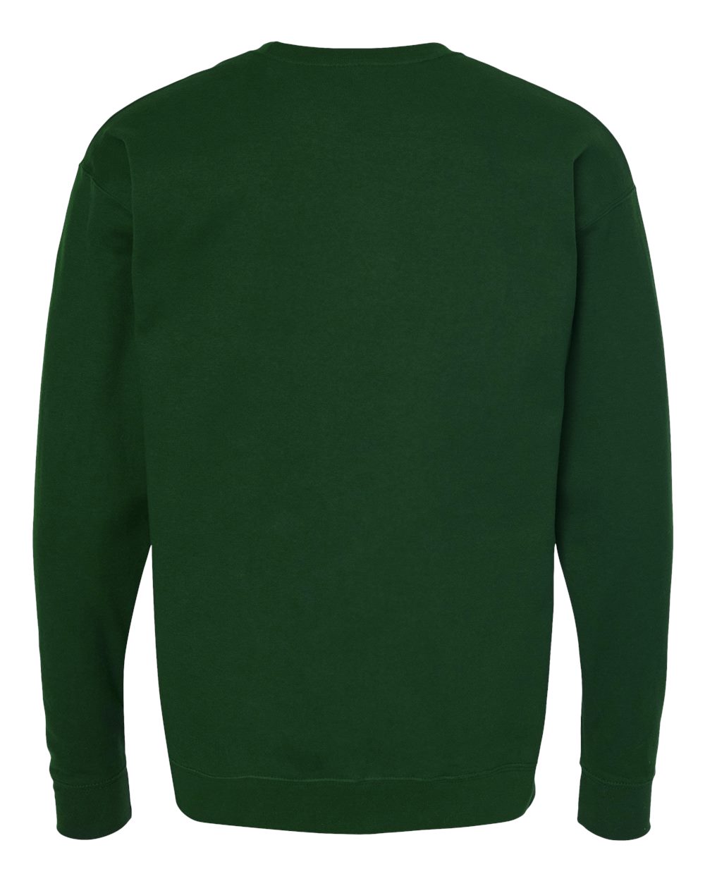 Rear View of Forest Fleece Crewneck Sweatshirt - 340