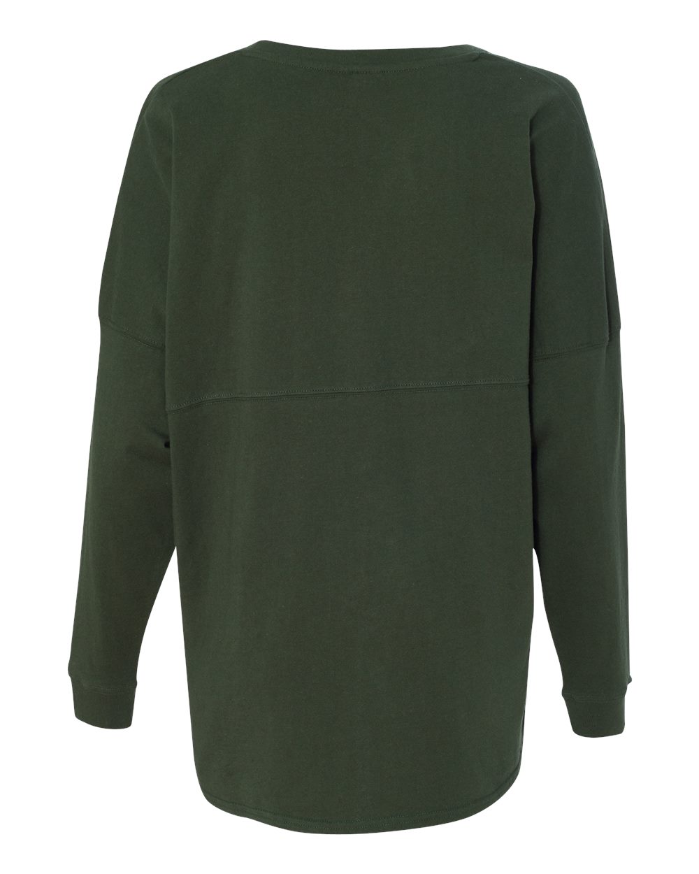 Rear View of Forest Game Day Jersey Long Sleeve T-Shirt - 8229