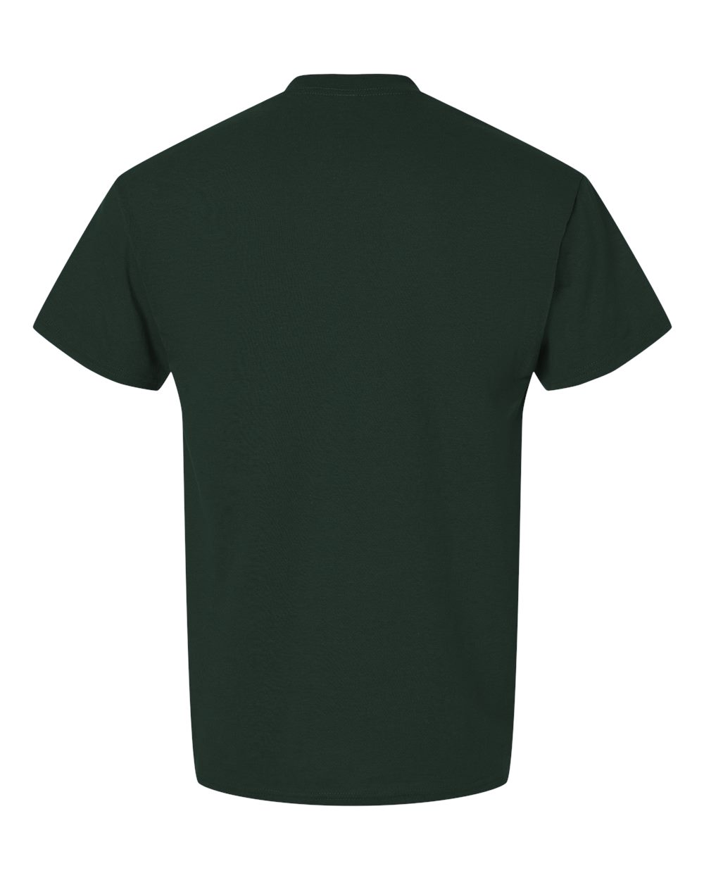 Rear View of Forest Green DryBlend® T-Shirt - 8000