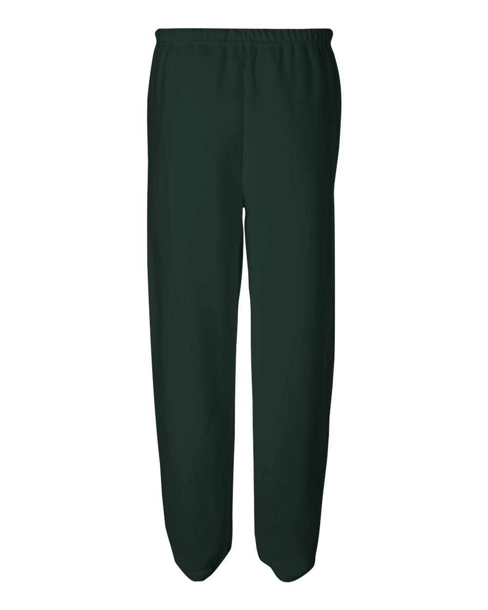 Rear View of Forest Green NuBlend® Sweatpants - 973MR
