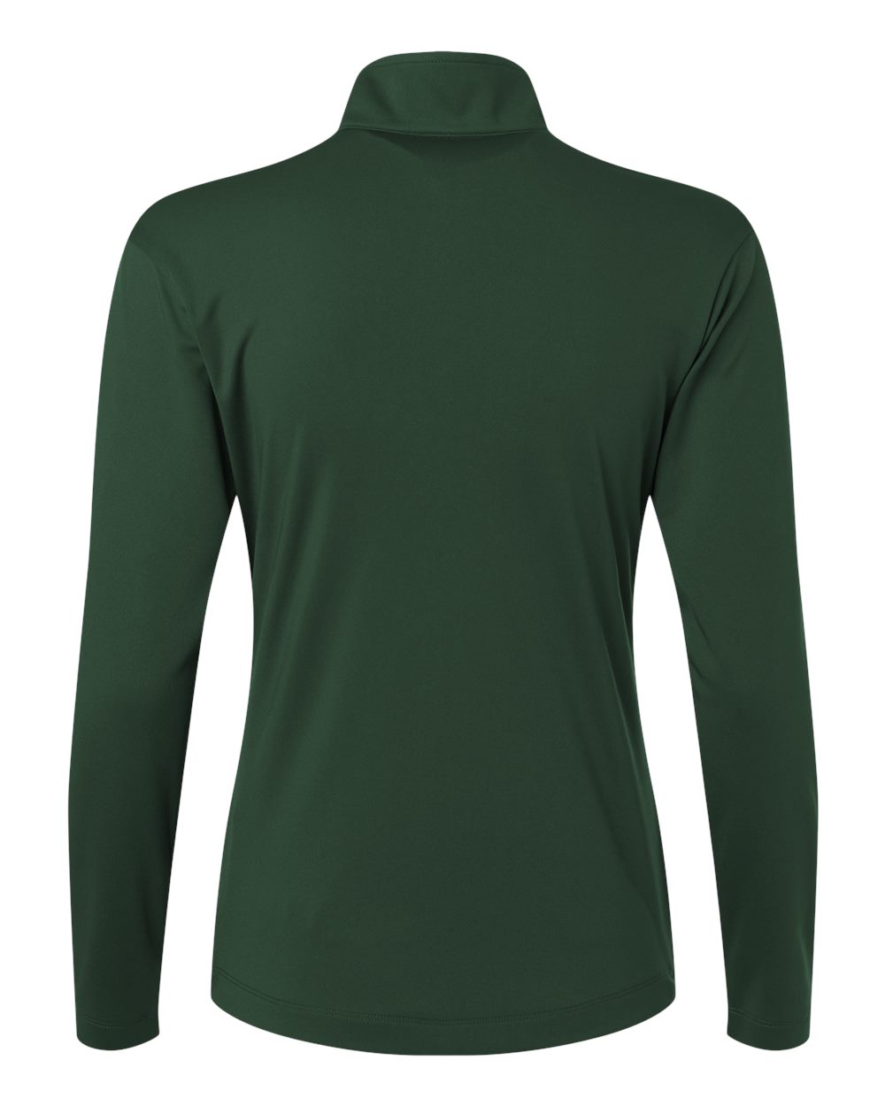 Rear View of Forest Green Pro-Lock Women's Performance Quarter-Zip Pullover - 41870L