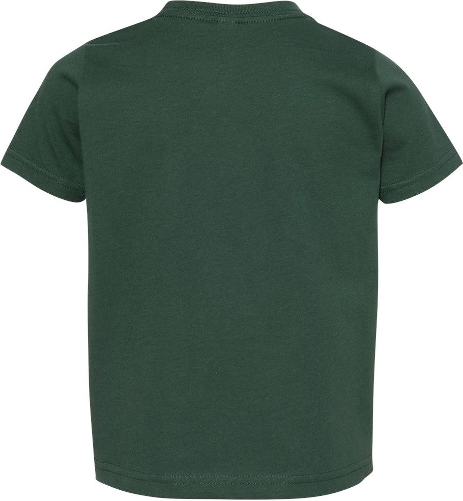 Rear View of Forest Toddler Fine Jersey Tee - 3321