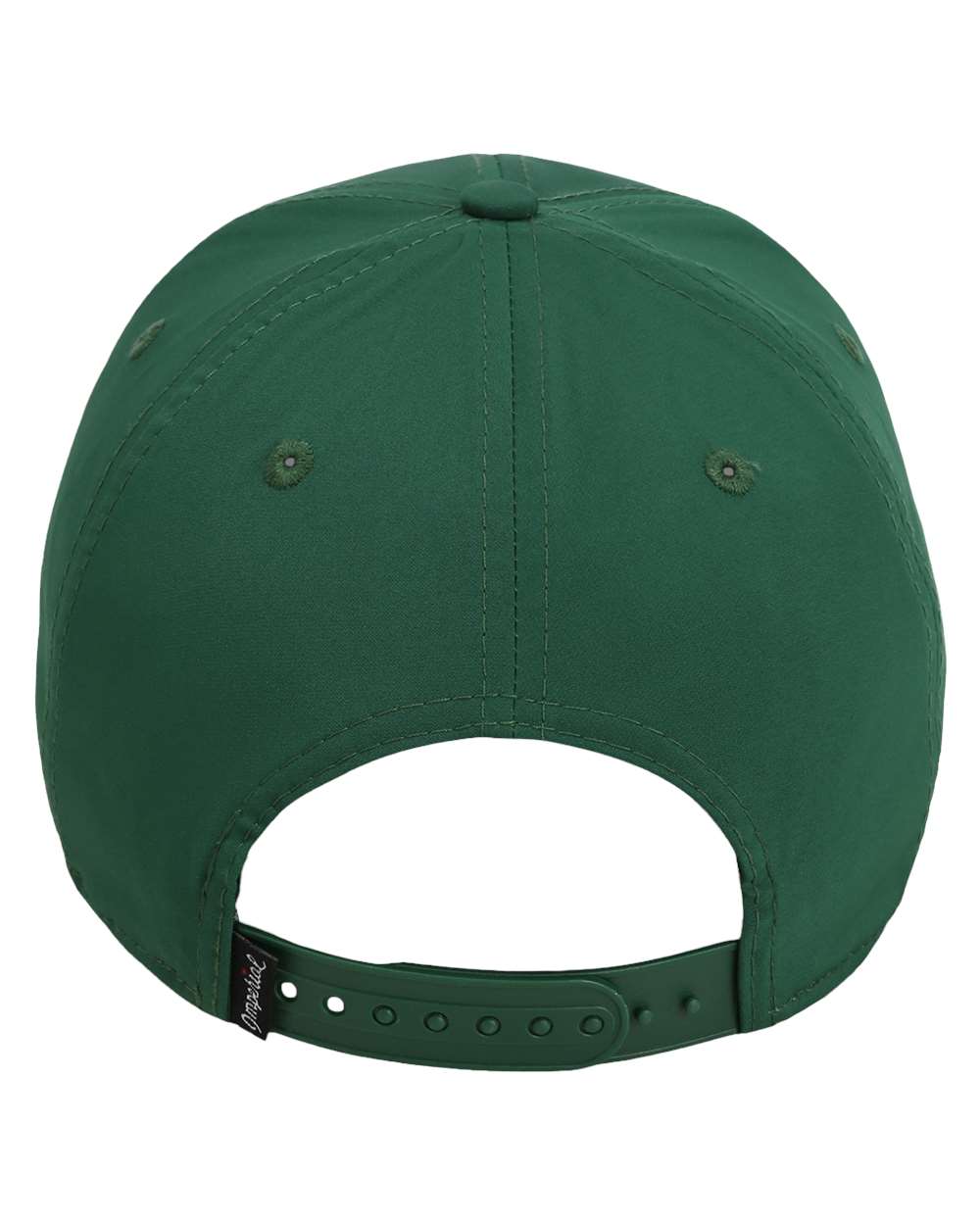 Rear View of Forest/ White The Wingman Cap - 7054