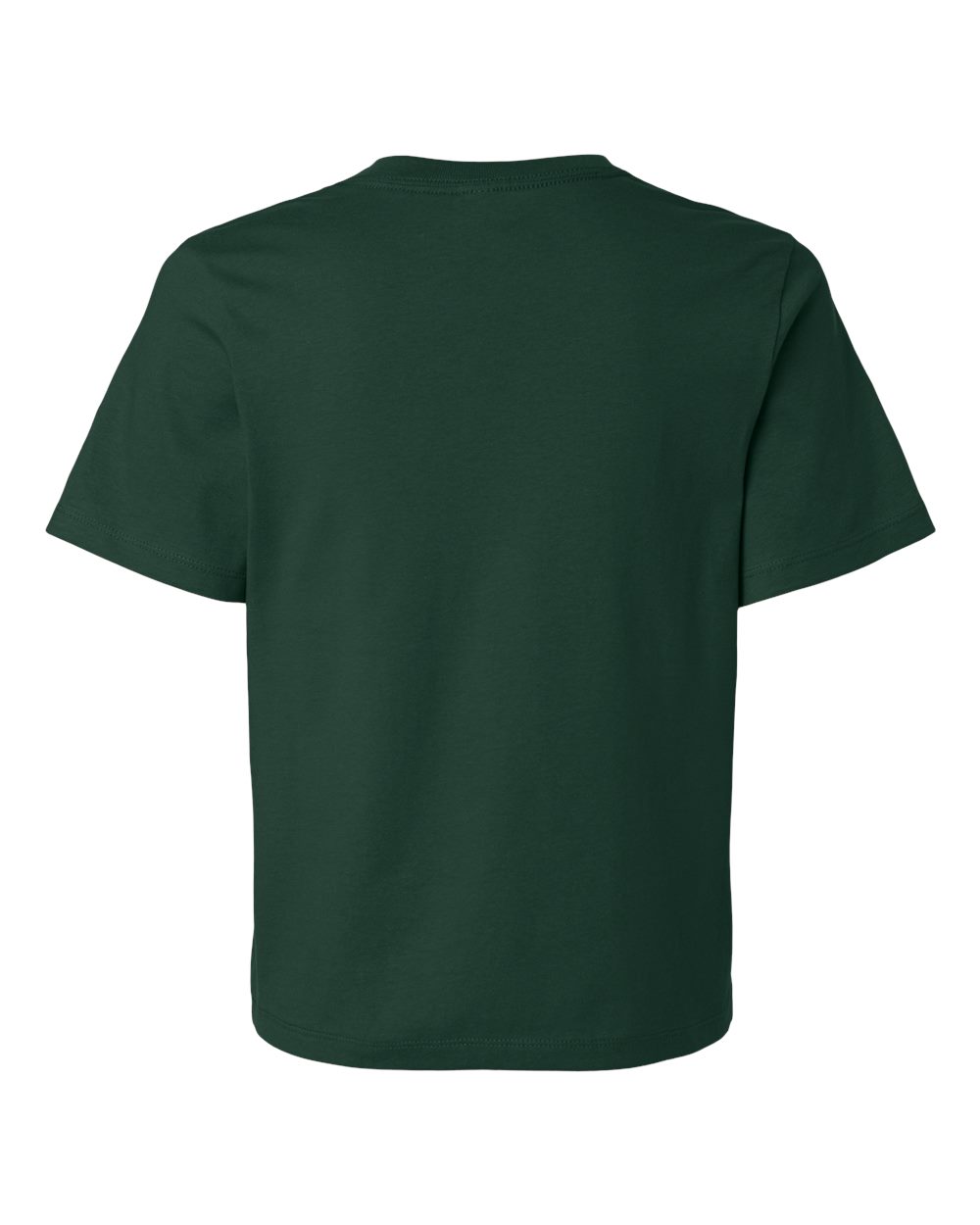 Rear View of Forest Women's 6 oz Heavyweight Tee - 6110