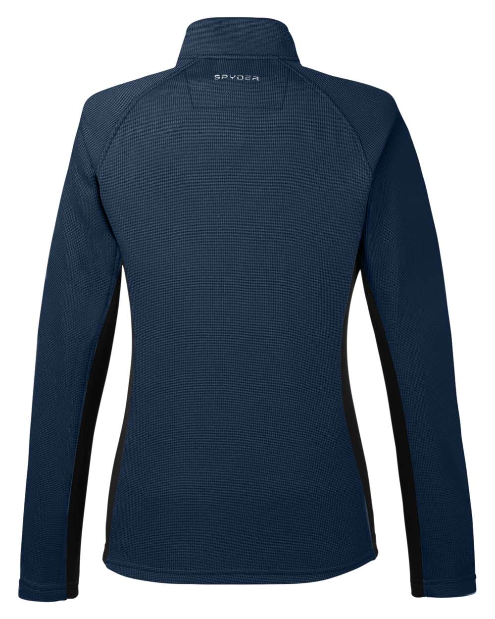 Rear View of Frontier/ Black Women's Constant Half-Zip Sweater - S16562