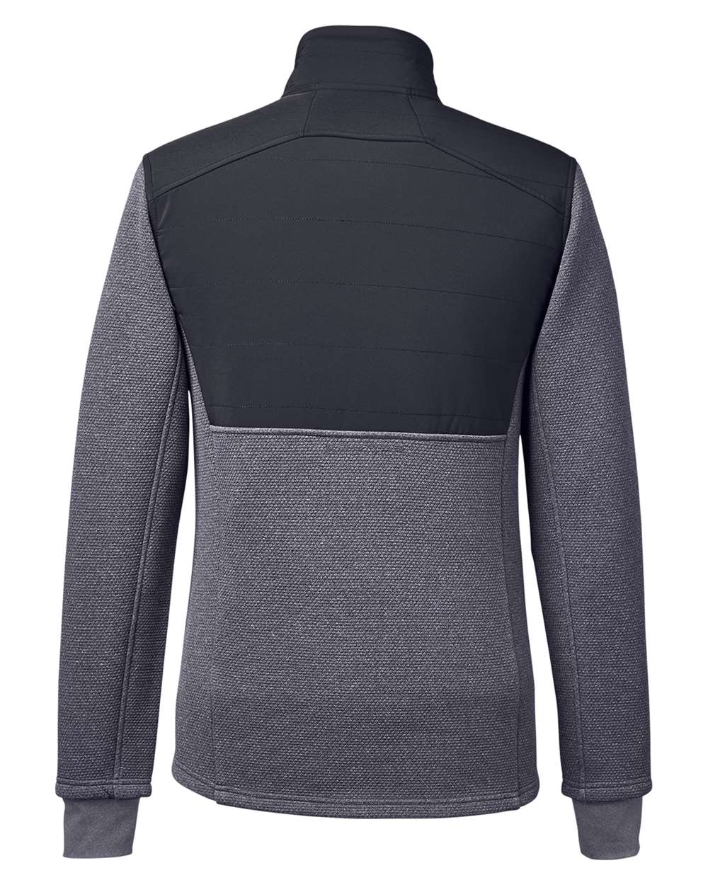 Rear View of Frontier Heather/ Black Pursuit Jacket - S17298