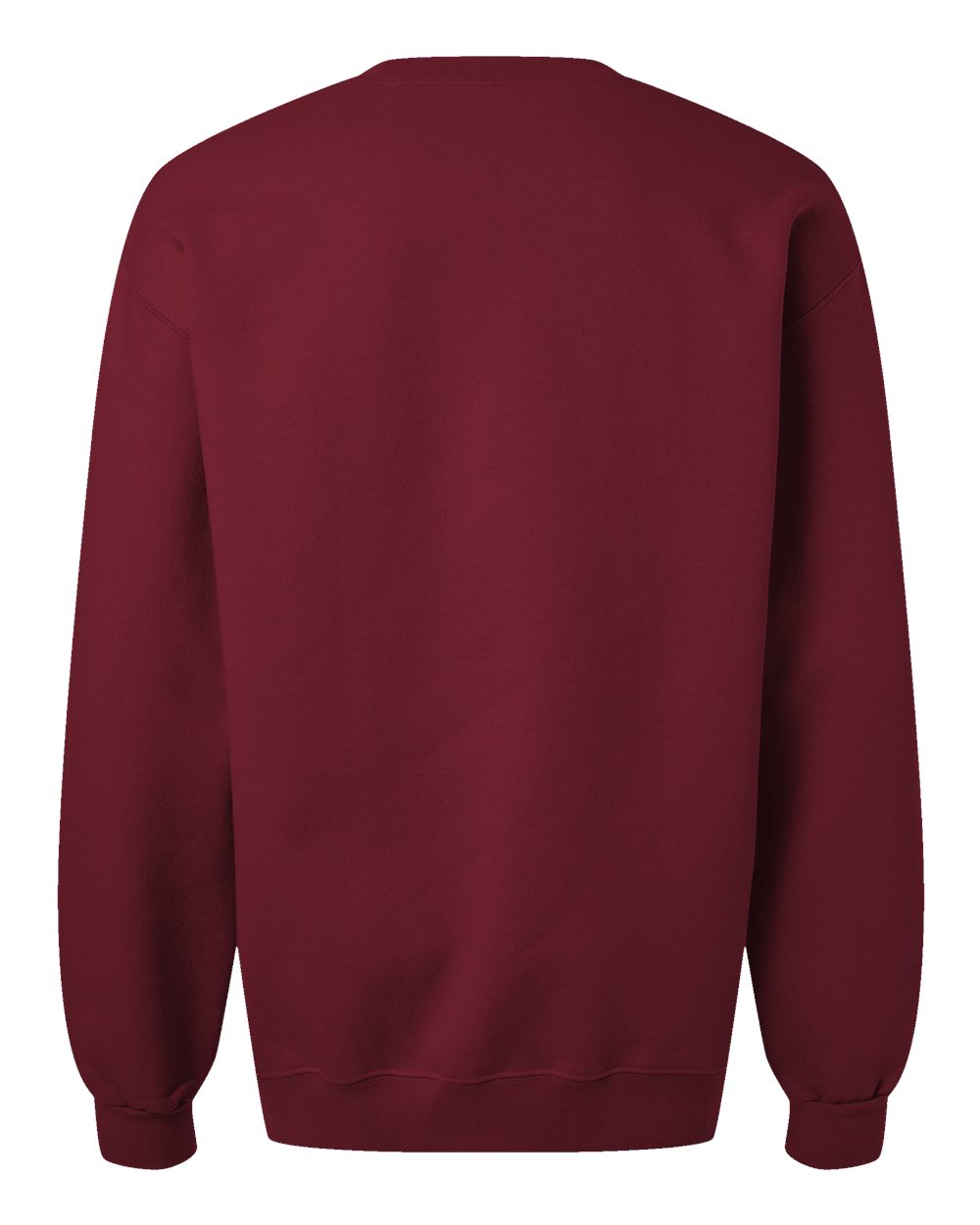 Rear View of Garnet Hammer™ Maxweight Crewneck Sweatshirt - 19000