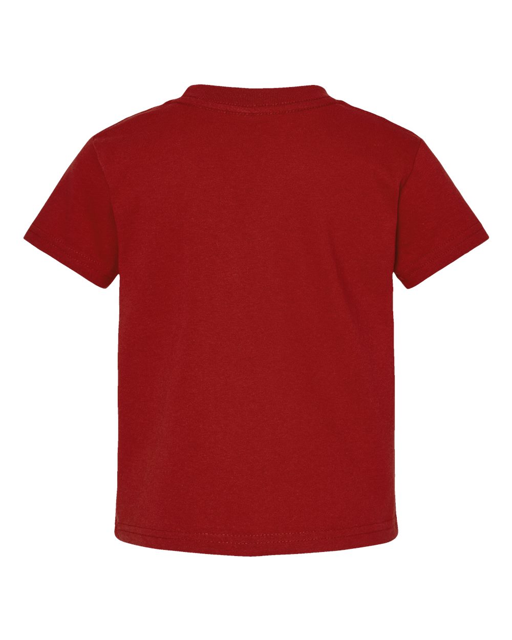 Rear View of Garnet Toddler Cotton Jersey Tee - 3301T