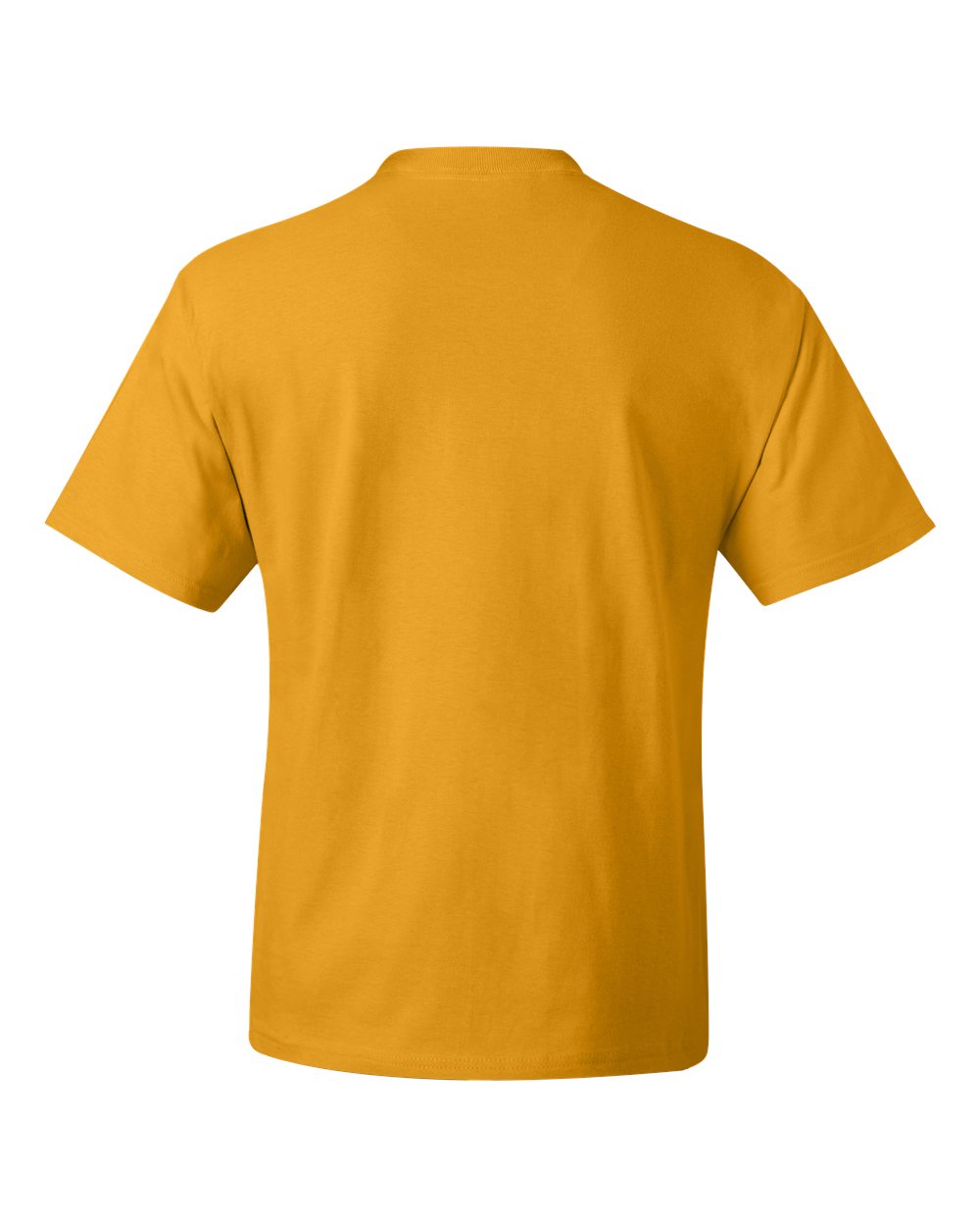 Rear View of Gold Beefy-T® T-Shirt - 5180