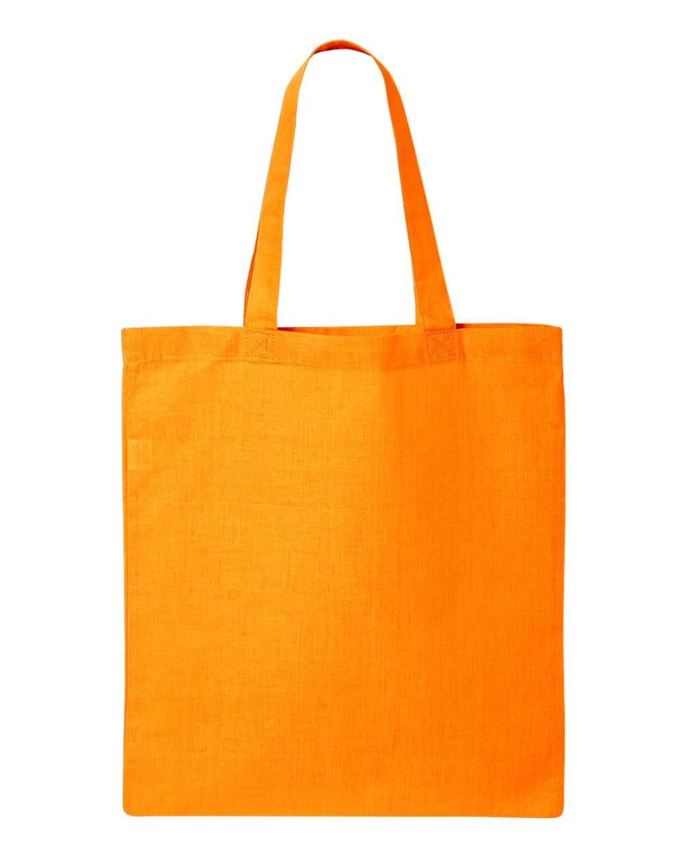 Rear View of Gold Economical Tote - QTB