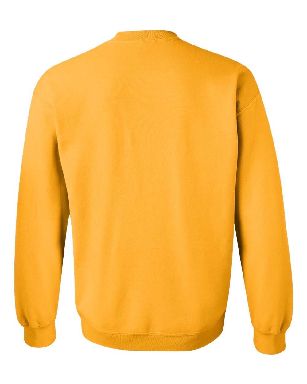 Rear View of Gold Heavy Blend™ Crewneck Sweatshirt - 18000
