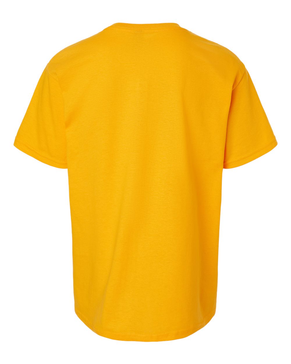 Rear View of Gold Ultra Cotton® Youth T-Shirt - 2000B