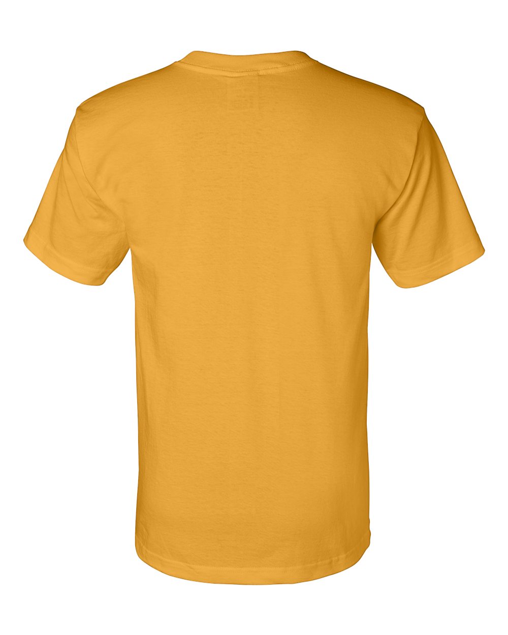 Rear View of Gold Union-Made T-Shirt - 2905