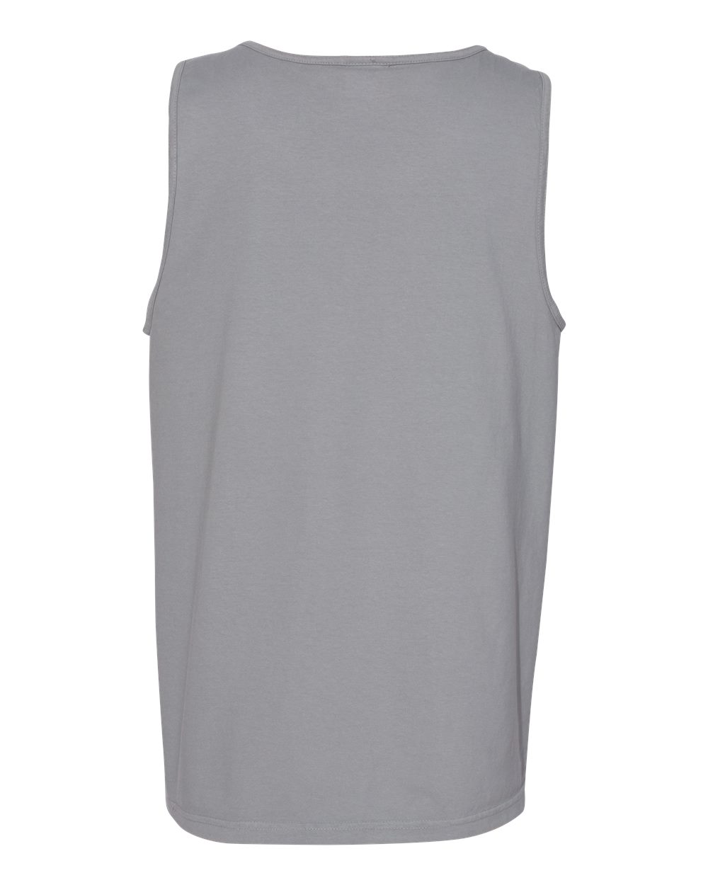 Rear View of Granite Garment-Dyed Heavyweight Tank Top - 9360