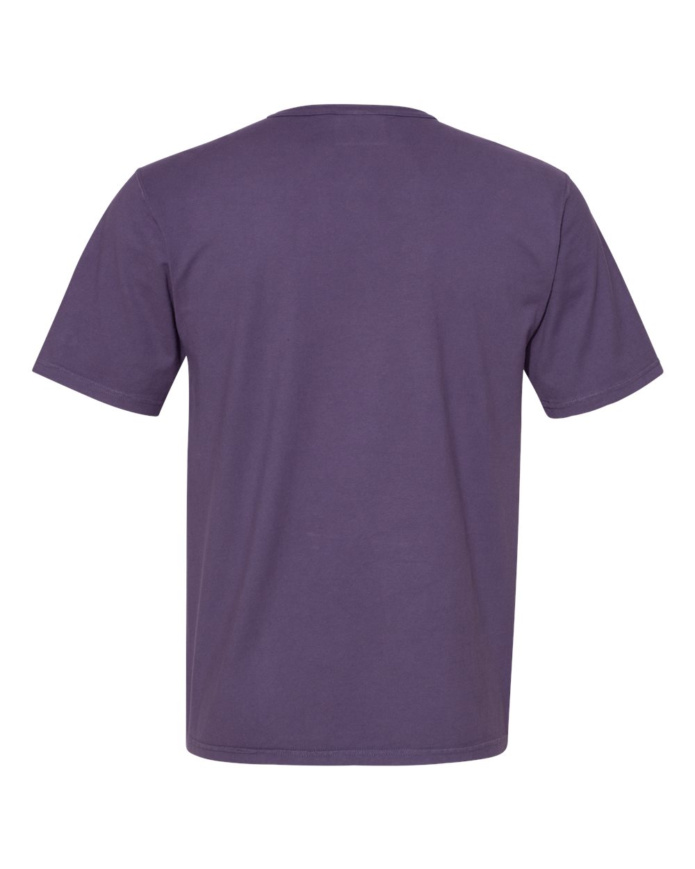 Rear View of Grape Soda Garment-Dyed T-Shirt - CD100