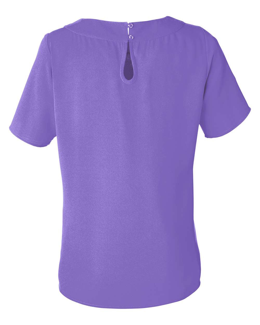 Rear View of Grape Women's Perfect Fit™ Boat Neck Blouse - DP613W
