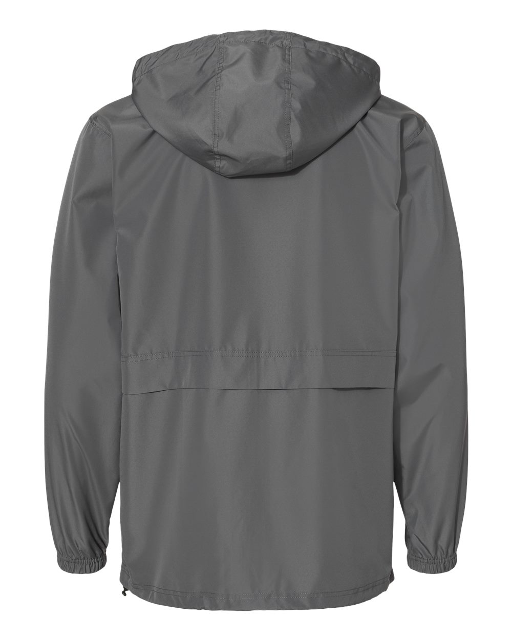 Rear View of Graphite Full-Zip Anorak Jacket - CO125