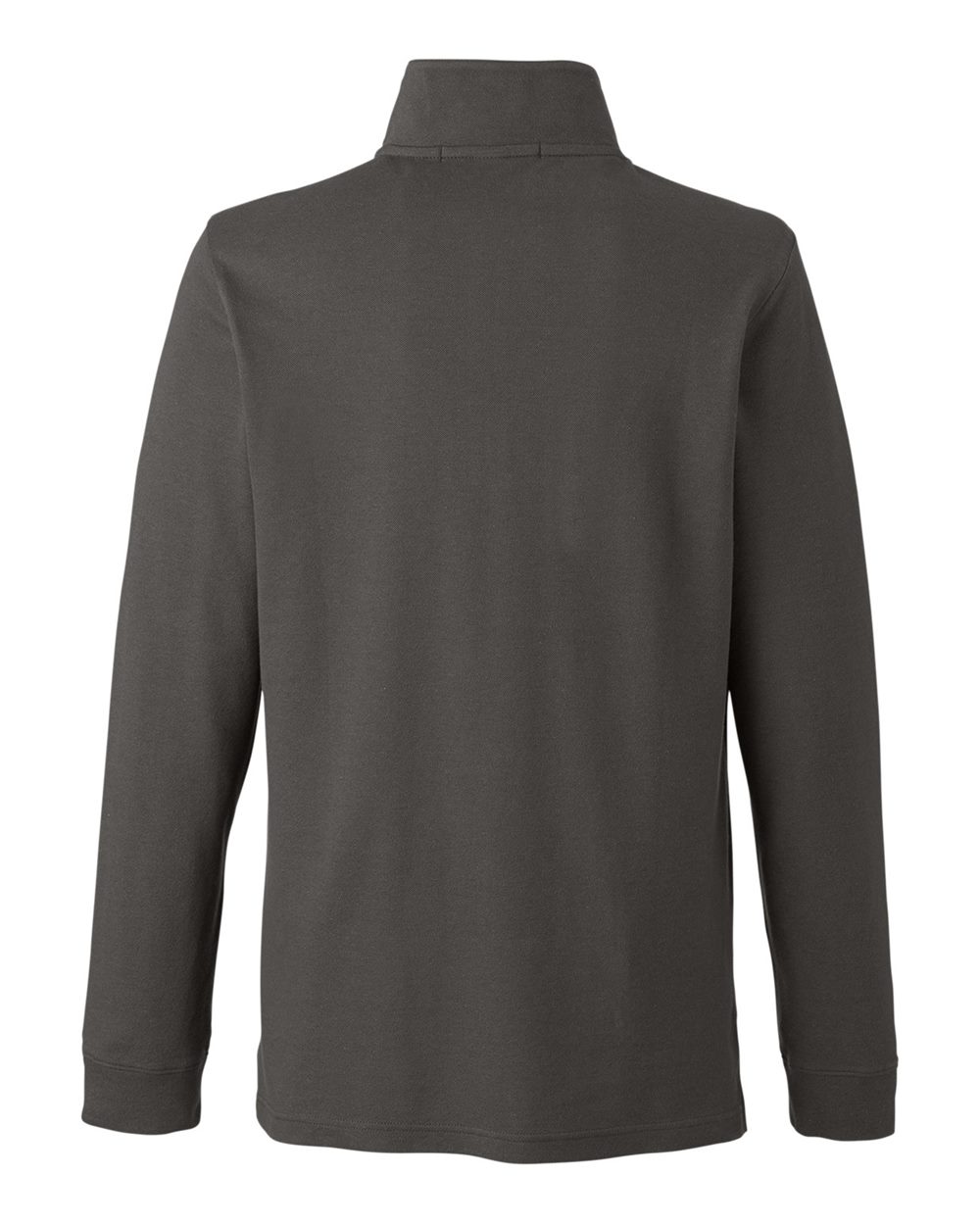 Rear View of Graphite Men's New Classics® Performance Quarter-Zip Pullover - DG400
