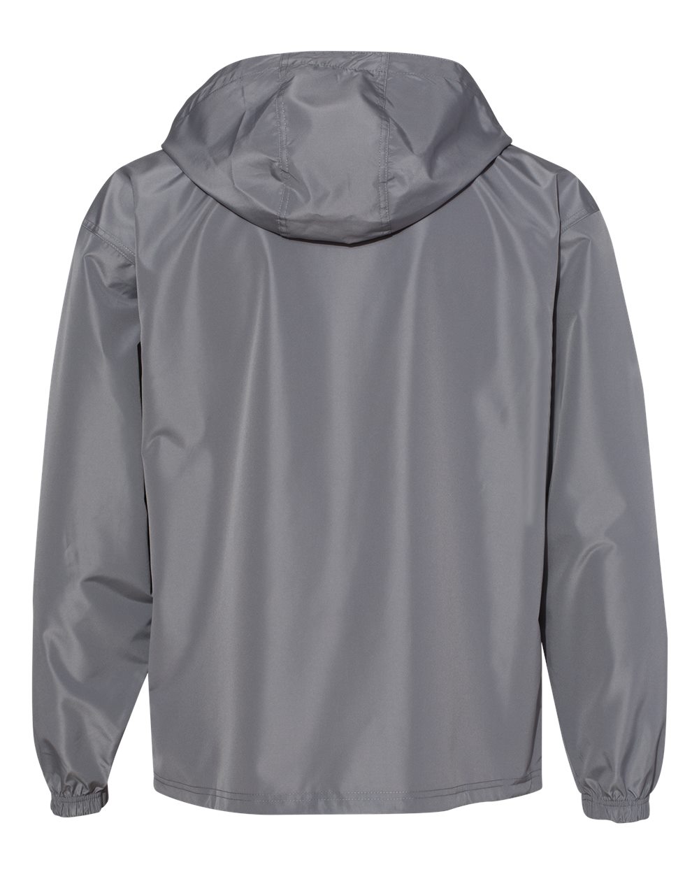 Rear View of Graphite Packable Anorak Jacket - CO200