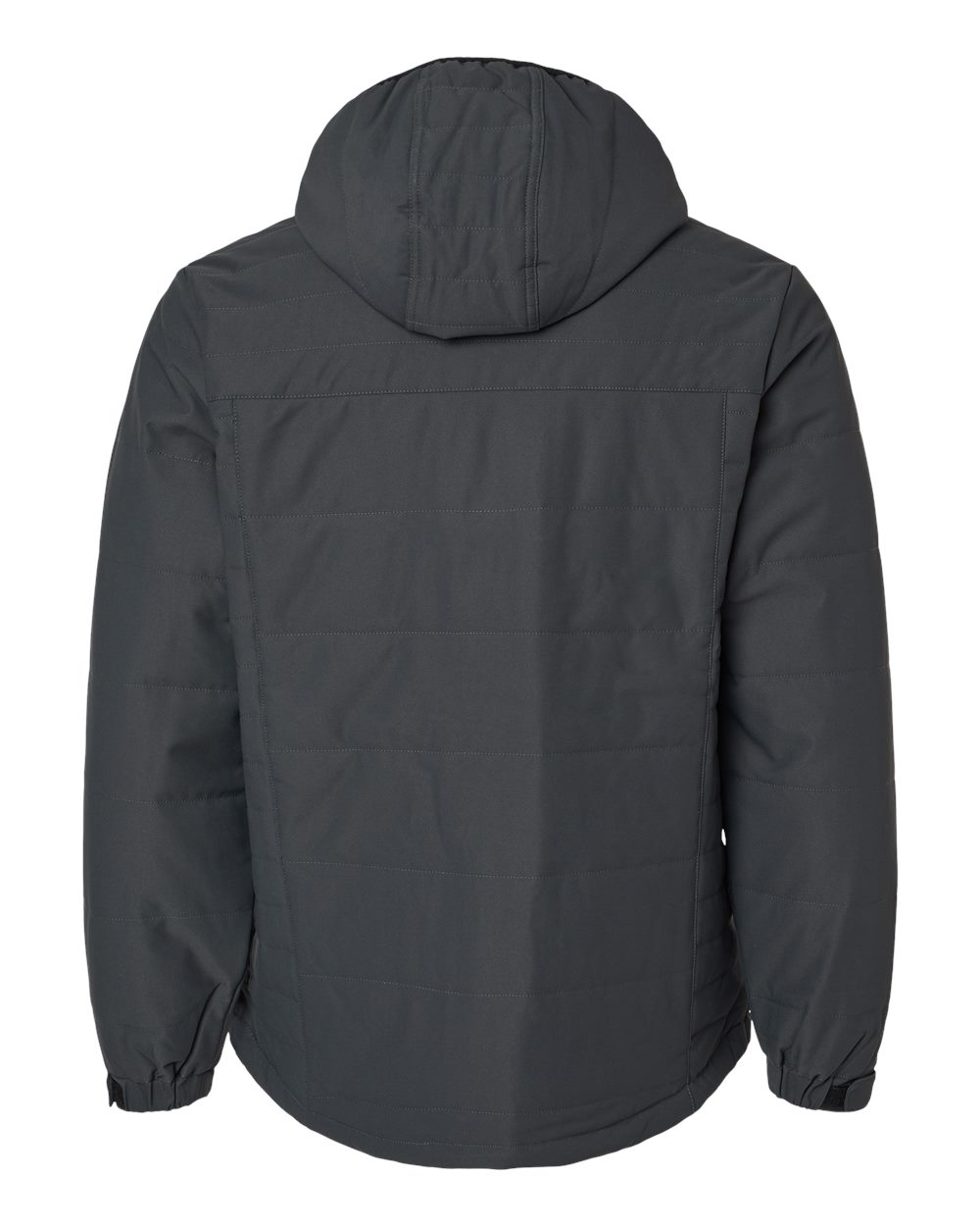 Rear View of Graphite Quantum Puffer Jacket - 5323