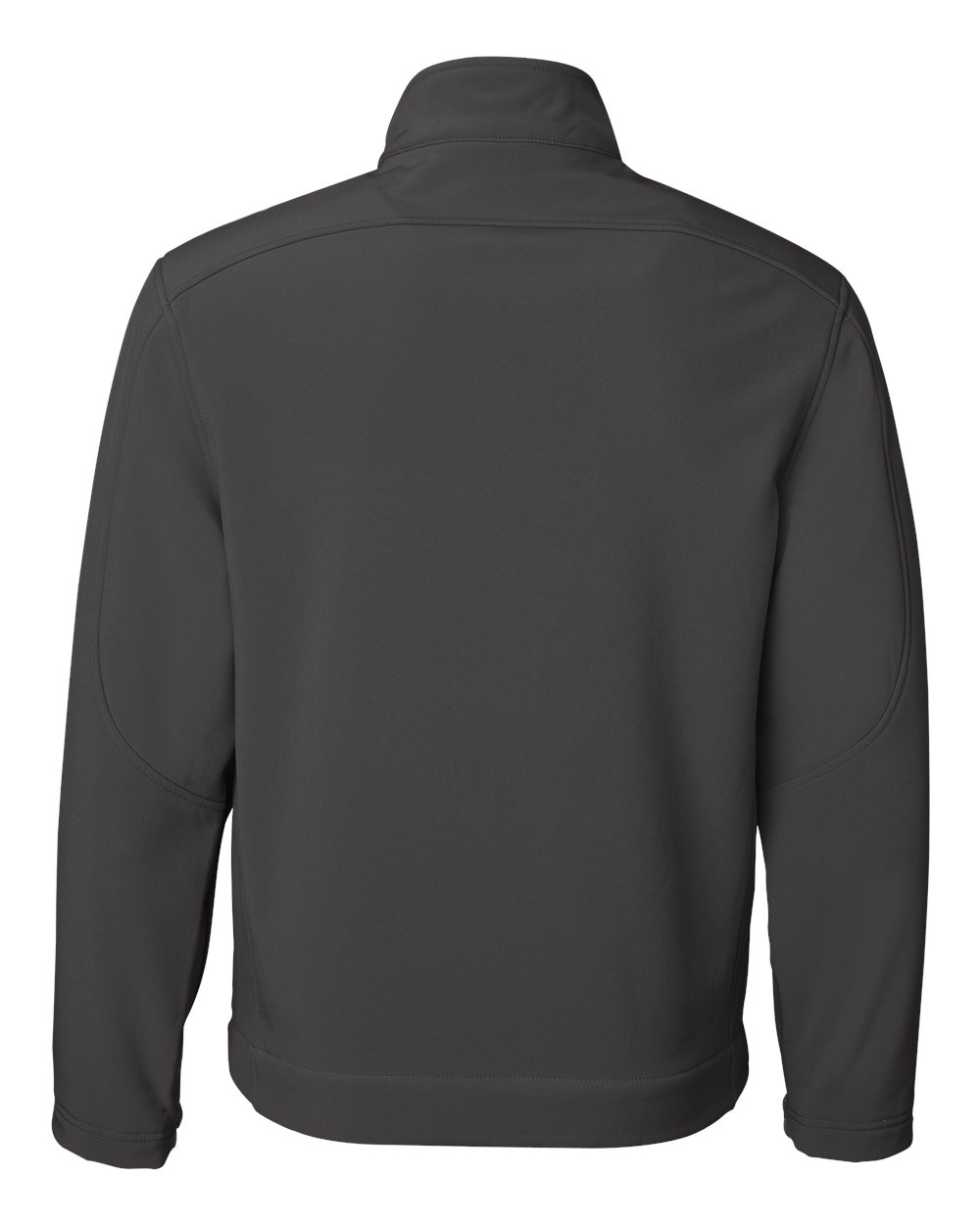 Rear View of Graphite Soft Shell Jacket - 6500