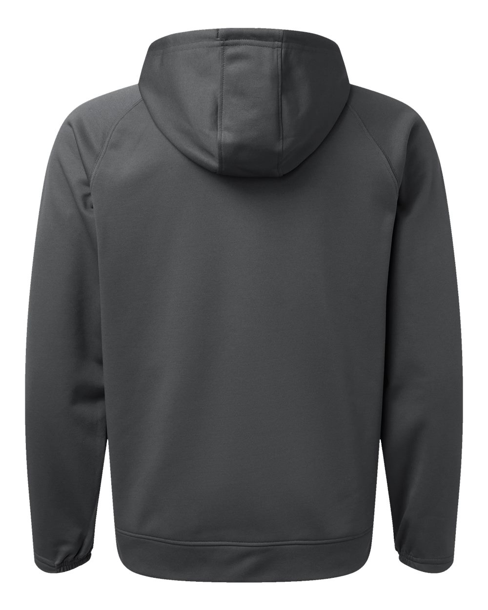Front View of Graphite Vail Performance Fleece Hooded Sweatshirt - 305