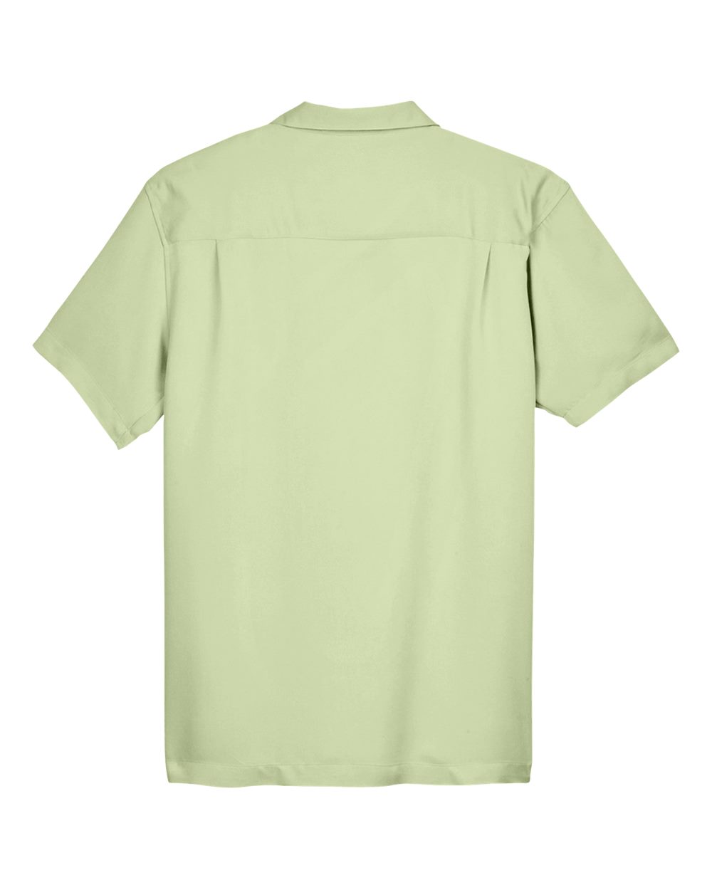 Rear View of Green Mist Men's Bahama Cord Camp Shirt - M570