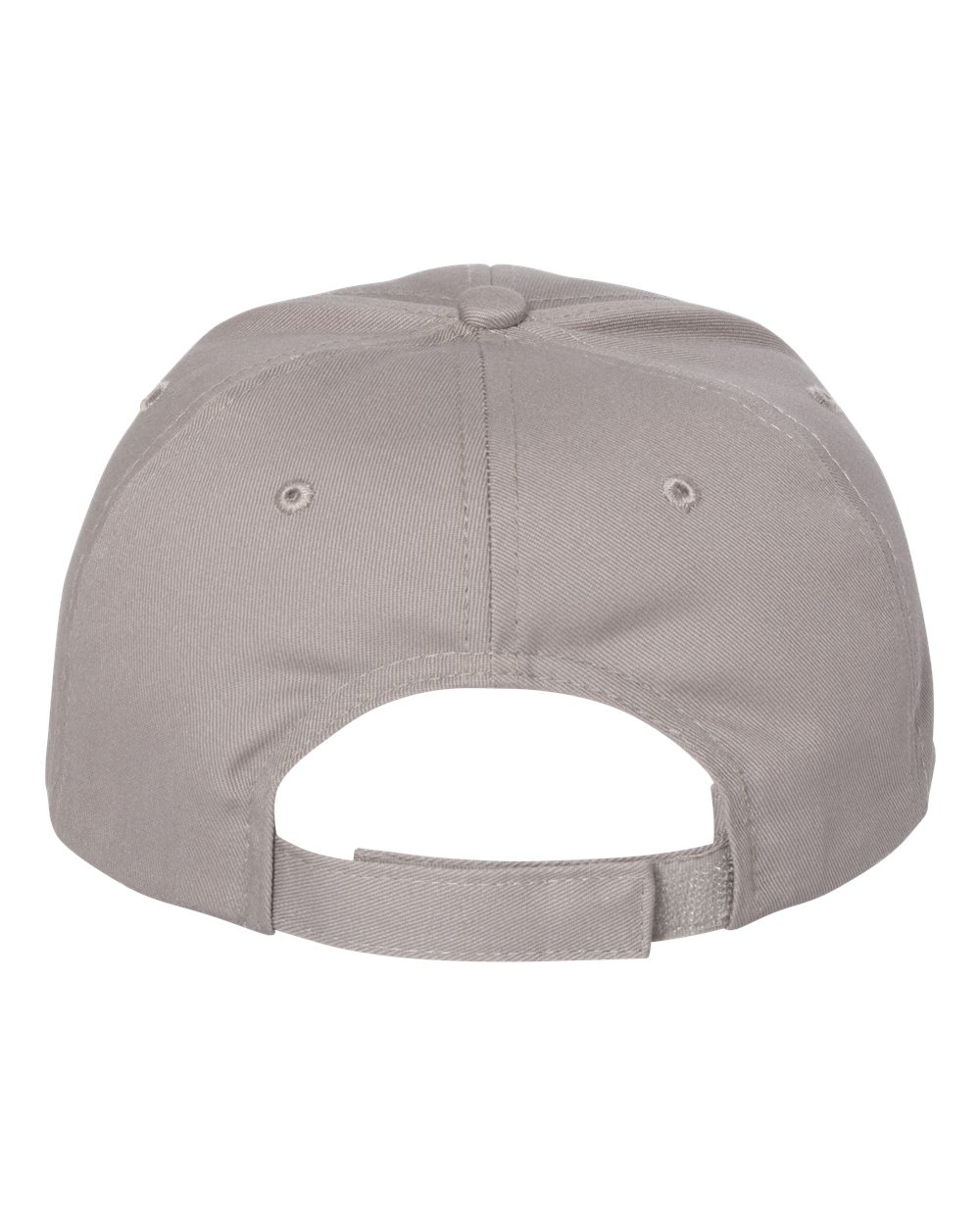 Front View of Grey Chino Cap - VC600