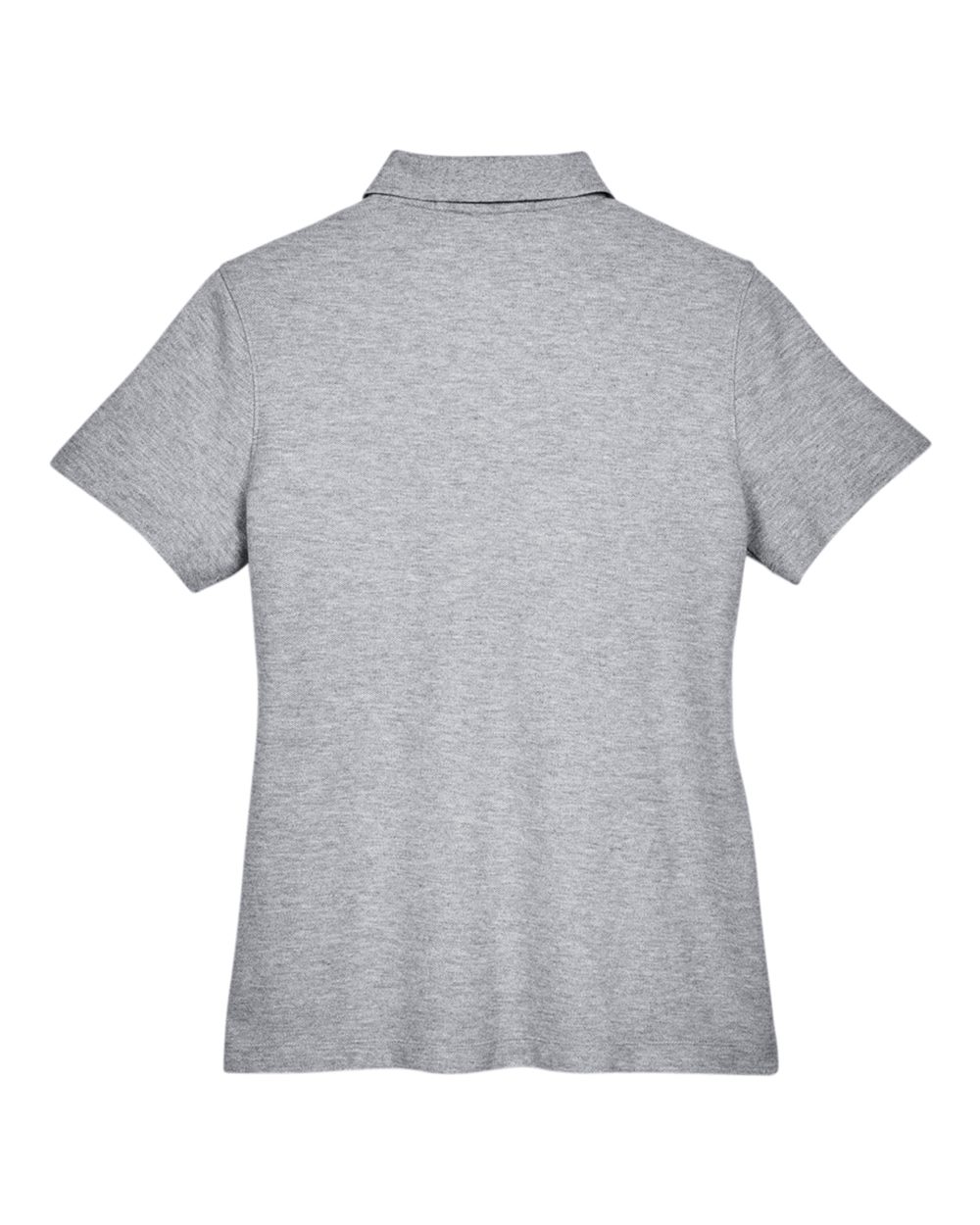 Rear View of Grey Heather Women's DRYTEC20™ Performance Polo - DG150W