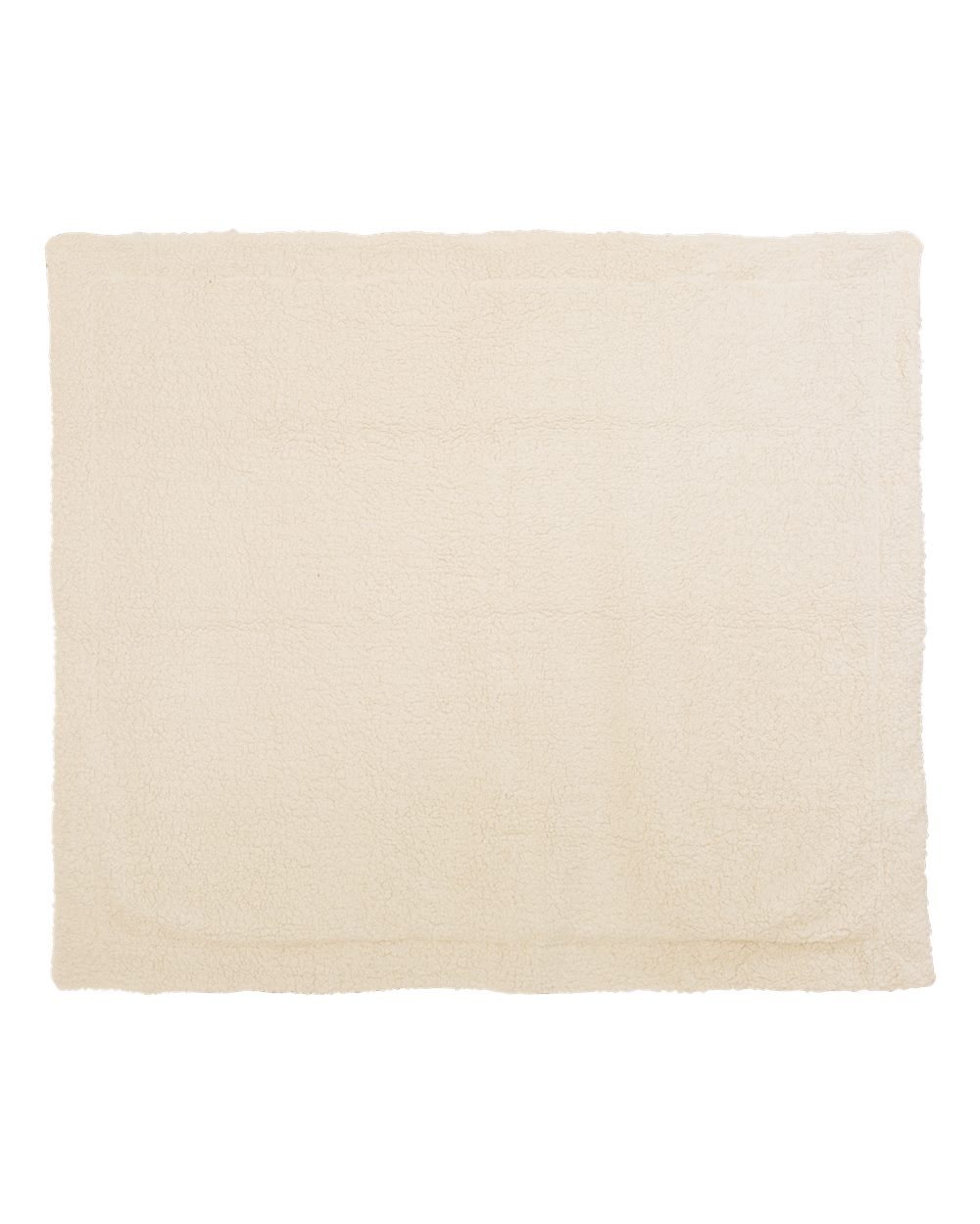 Rear View of Grey Micro Mink Sherpa Blanket - 8712