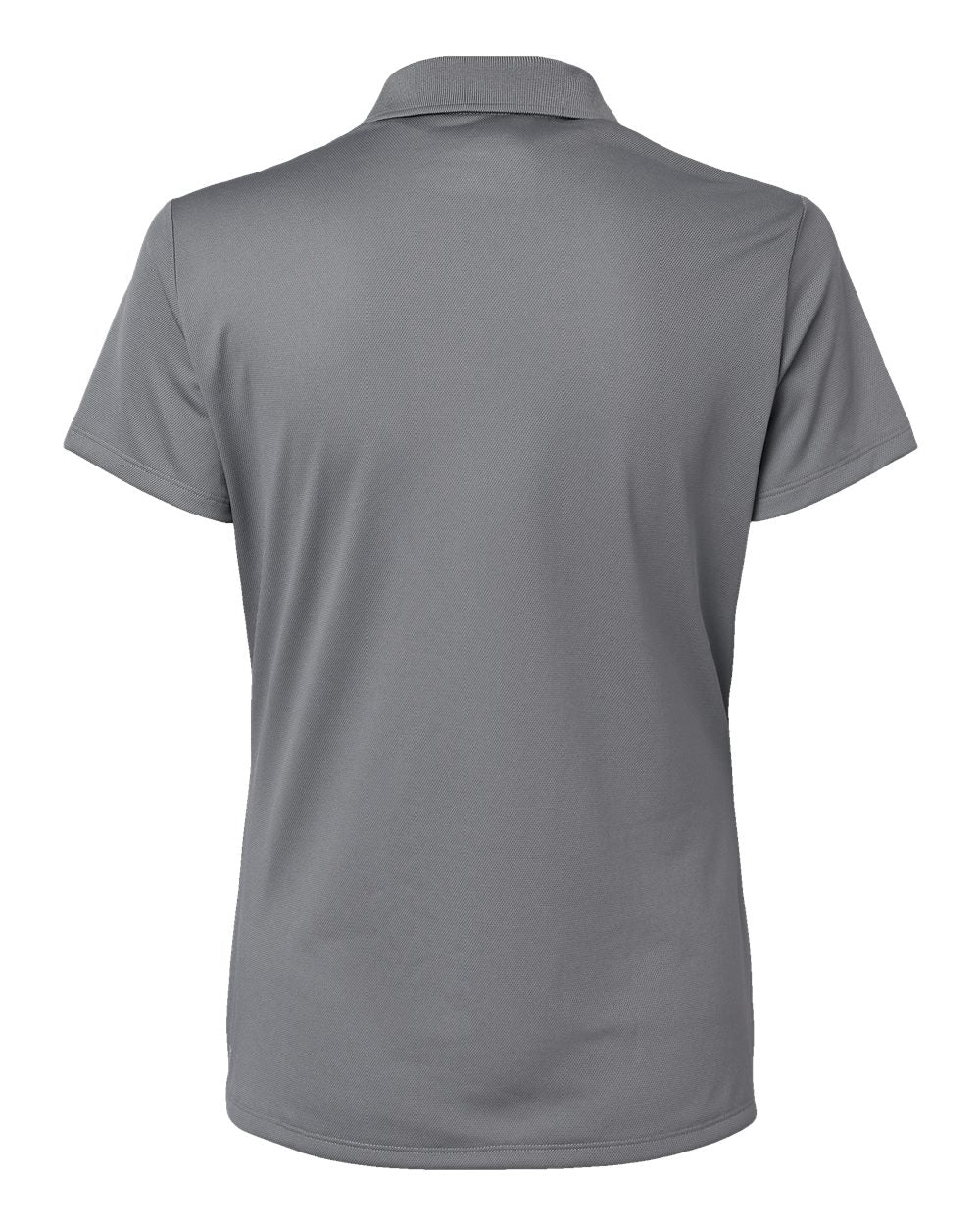 Rear View of Grey Three Women's Basic Sport Polo - A431