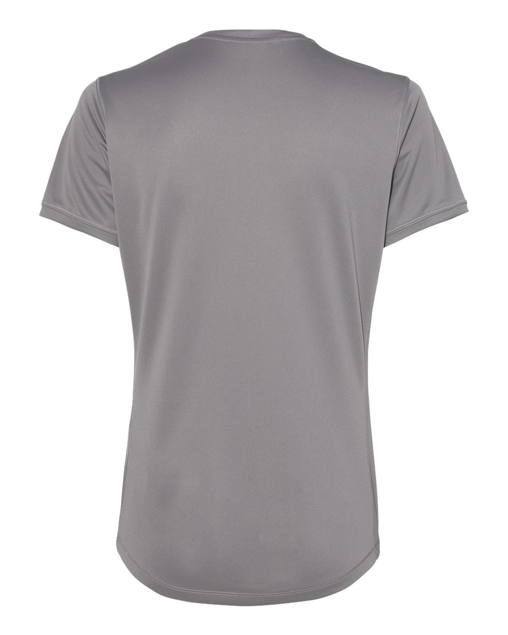 Rear View of Grey Three Women's Sport T-Shirt - A377