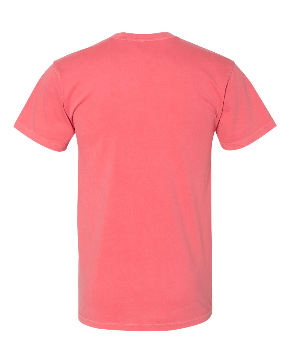 Rear View of Guava Inspired Dye Short Sleeve T-Shirt - 7410