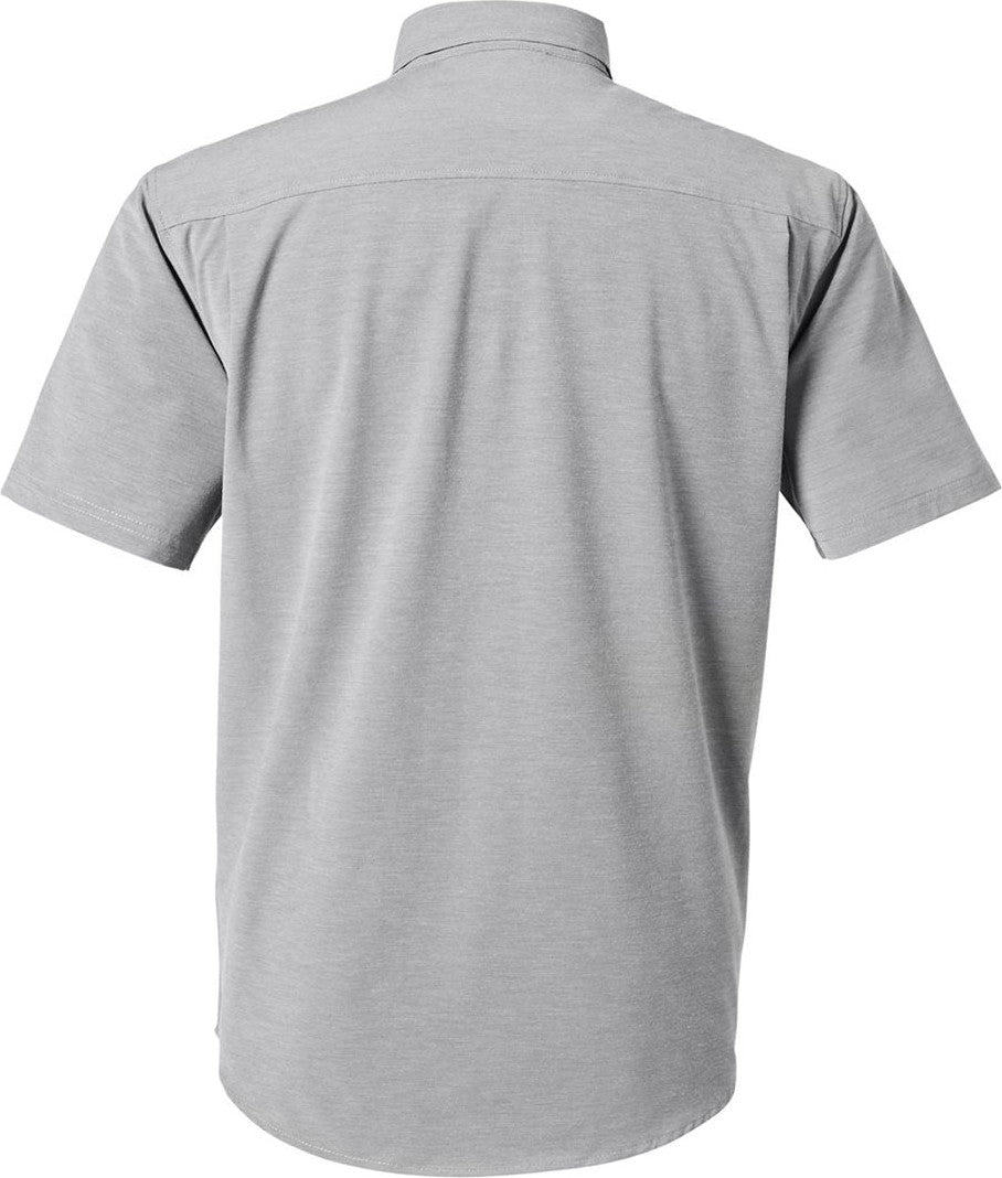 Rear View of Harbor Mist Kona Solid Shirt - H150154