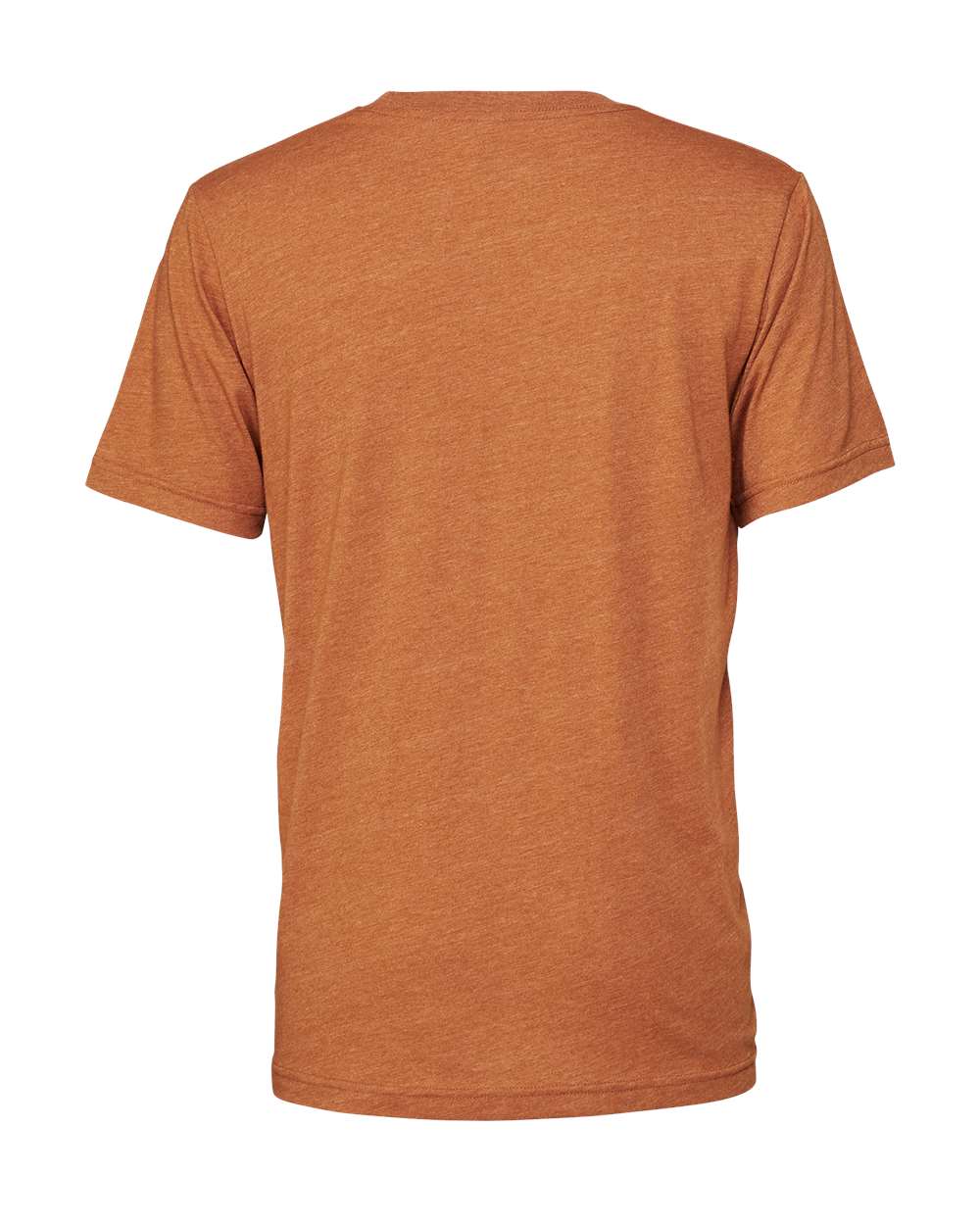Rear View of Heather Autumn CVC Jersey Tee - 3001CVC