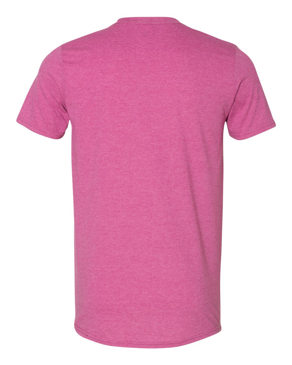 Rear View of Heather Berry Softstyle® T-Shirt - 64000