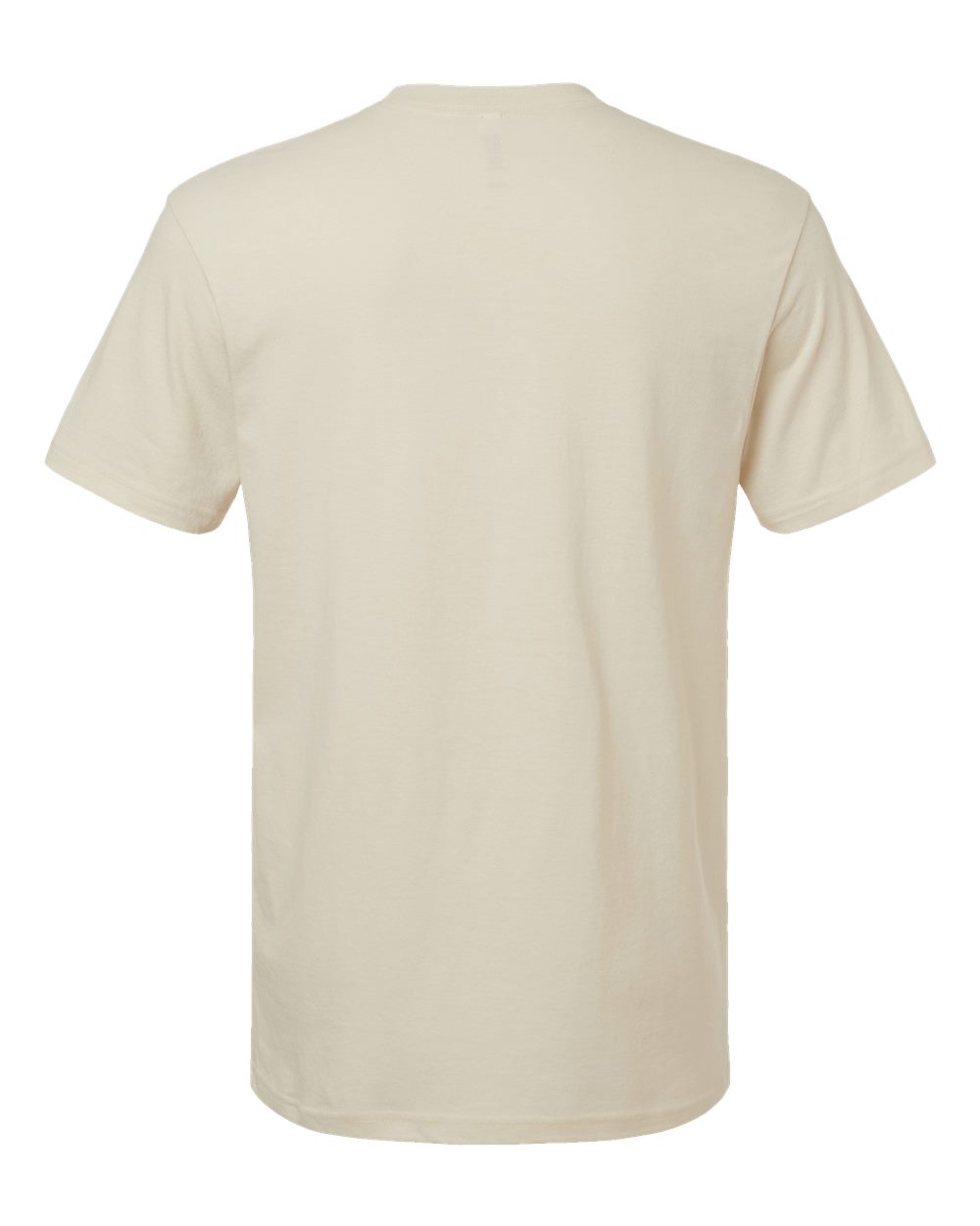 Rear View of Heather Cream CVC Tee - 2001CVC