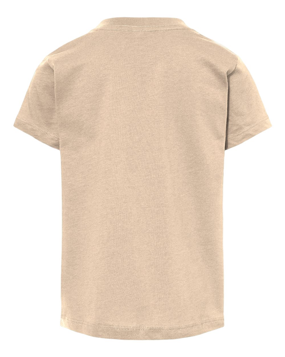 Rear View of Heather Dust Toddler Jersey Tee - 3001T