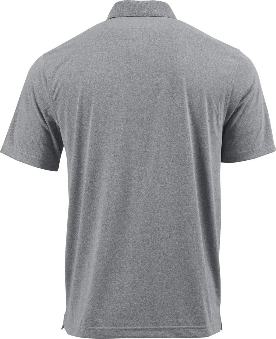 Rear View of Heather Grey Guardian Snag Proof Polo - 4001