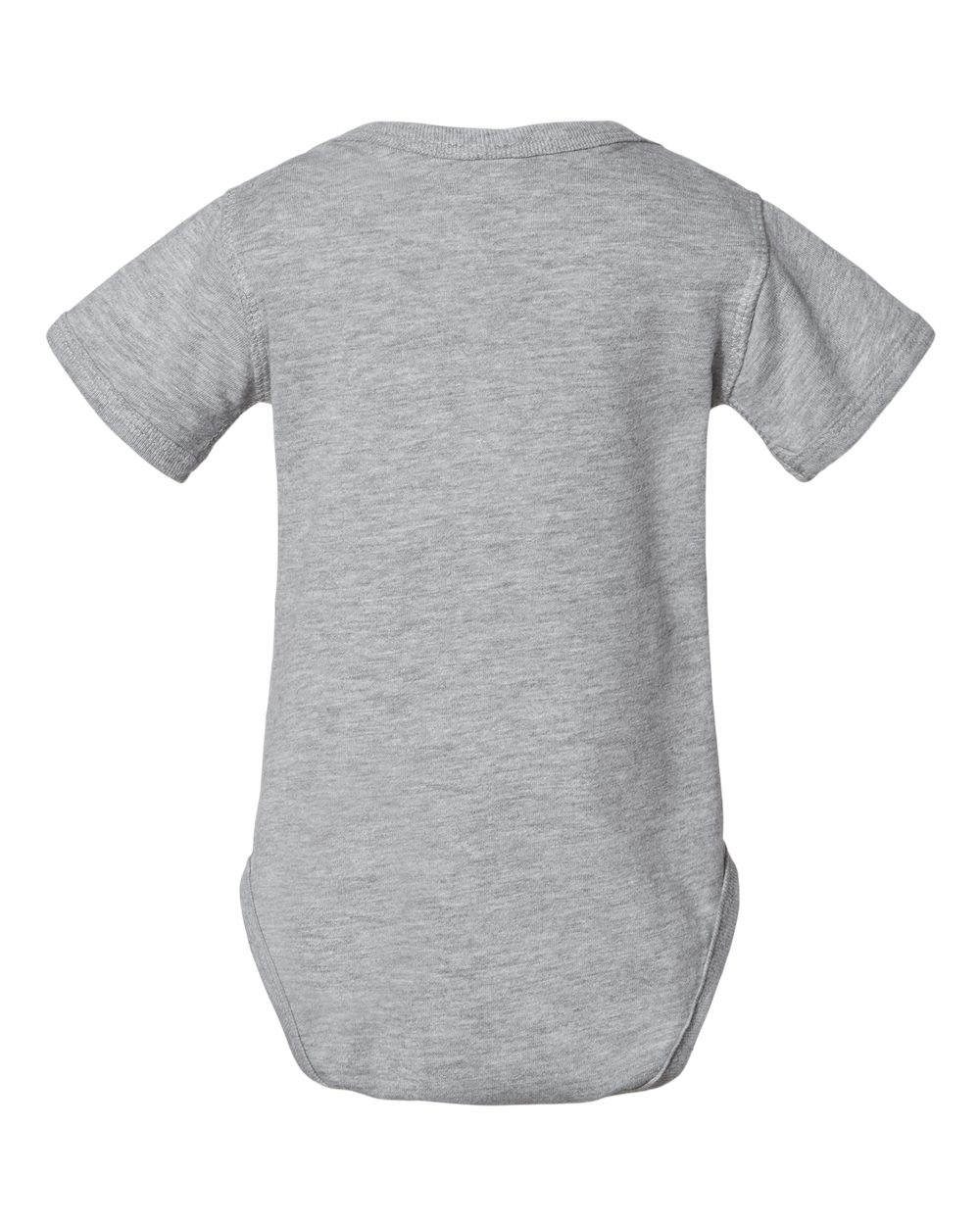 Rear View of Heather Infant Fine Jersey Bodysuit - 4424