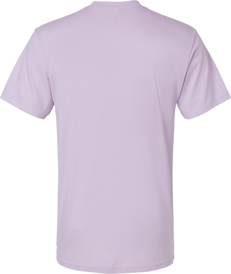 Rear View of Heather Lilac CVC Tee - 2001CVC