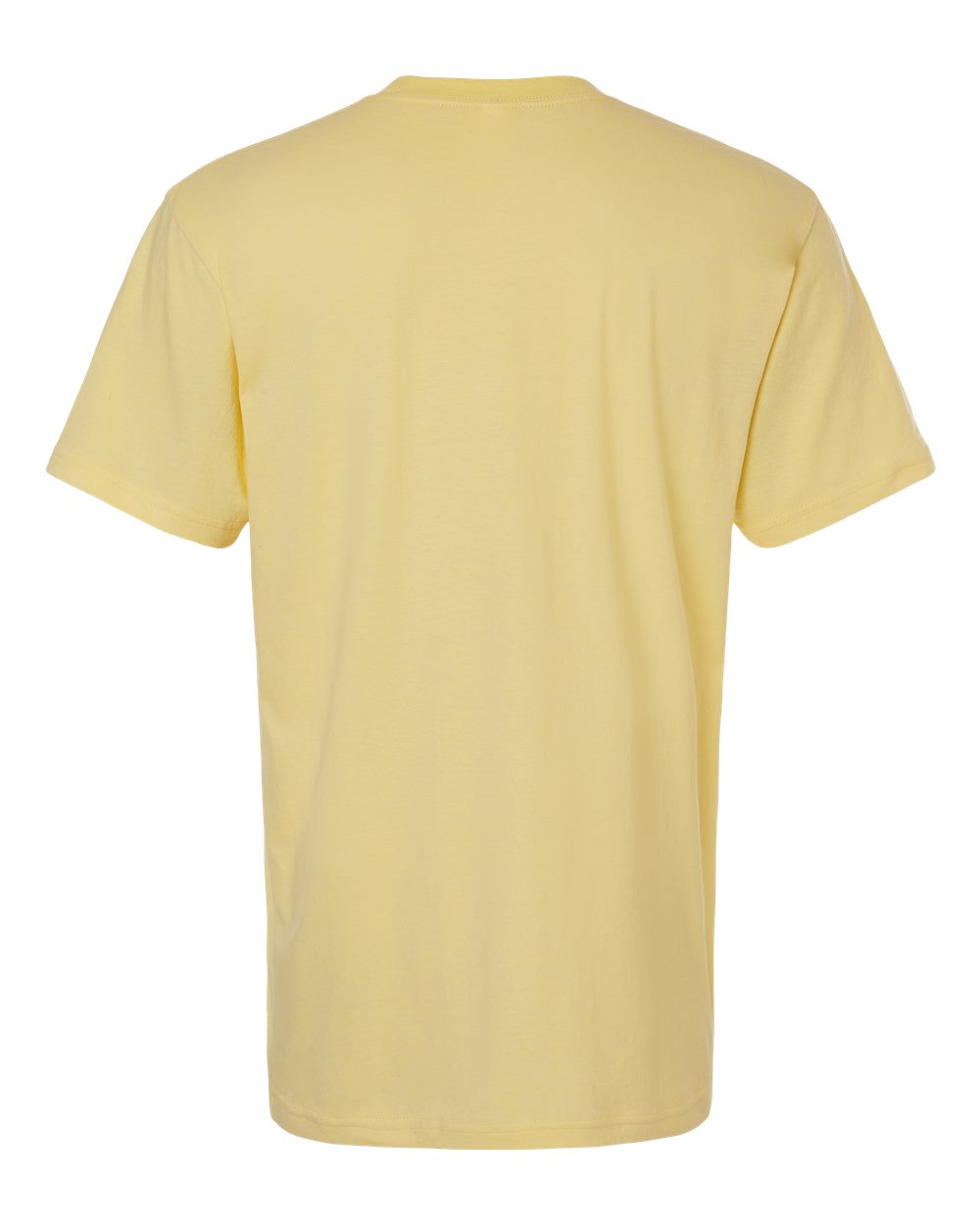 Rear View of Heather Yellow CVC Tee - 2001CVC