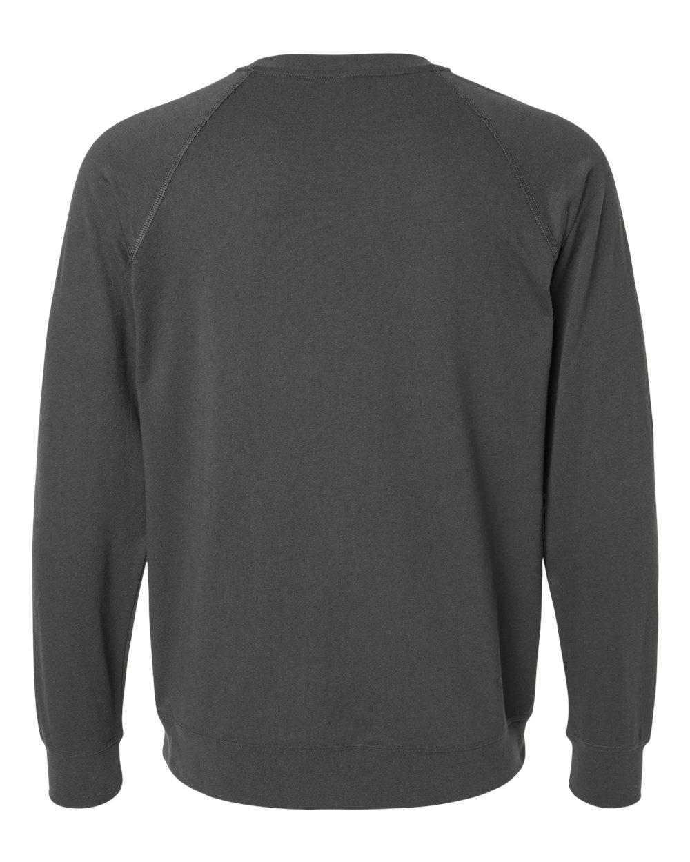 Rear View of Heavy Metal Laguna Raglan Crewneck Sweatshirt - 9000