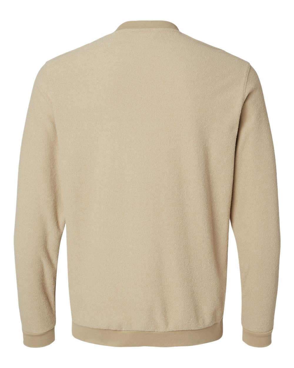 Rear View of Hemp Crewneck Sweatshirt - A586